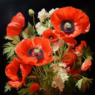 Poppy Canvas on Canvas